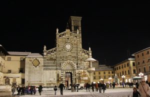 Prato sotto la neve nel 2010 - Foto Valentina Ceccatelli